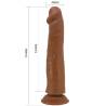 Pretty love - sharife dildo realístico 25 cm mulato - 5