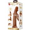 Pretty love - sharife dildo realístico 25 cm mulato - 6