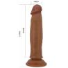 Pretty love - keon dildo realístico 21 cm mulato - 6