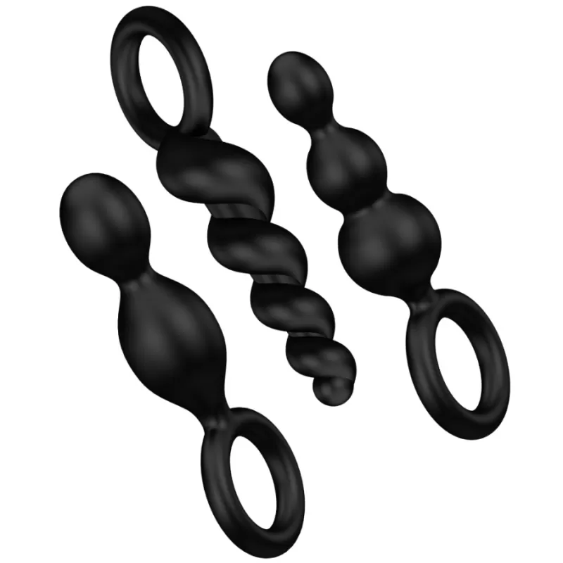 Satisfyer anal plugs set 3pcs black Satisfyer anal plugs set 3pcs black