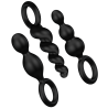 Los 3 plugs Satisfyer Booty Call negros