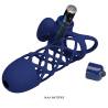 Pretty love - giann anillo vibrador con funda de silicona azul - 6