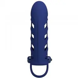 Pretty love - altaf anillo vibrador con funda de silicona azul Pretty love - altaf anillo vibrador con funda de silicona azul