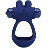 Pretty love - francisco doble anillo vibrador rabbit azul - 2