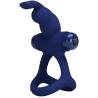 Pretty love - luchito doble anillo vibrador rabbit azul - 2