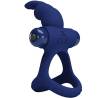 Pretty love - luchito doble anillo vibrador rabbit azul - 3