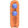 Interior del Pretty Love Twin Balls naranja con sus dos bolas