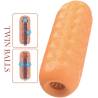 Funda del Pretty Love Twin Balls naranja con su esquema