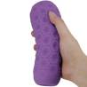 Pretty Love Twin Balls morado apretado con la mano
