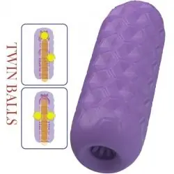 Pretty love - twin balls masturbador masculino morado Pretty love - twin balls masturbador masculino morado