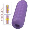 Funda del Pretty Love Twin Balls morado con su esquema