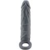 Pretty love - funda de pene de piel realística gris oscuro - 1