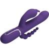 Pretty love - cammy triple vibrador multifunción 4 en 1 morado - 4