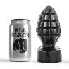 All black plug anal 14cm - 1