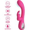 Funciones de vibrador rabbit Pretty Love Novak