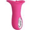 Pretty Love Clyde rosa, de lado con la anilla metalizada