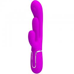 Pretty love - shania triple vibrador rabbit multifunción rosa