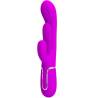 Pretty love - shania triple vibrador rabbit multifunción rosa - 1