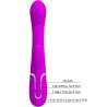 Pretty love - shania triple vibrador rabbit multifunción rosa - 5