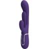 Pretty love - shania triple vibrador rabbit multifunción morado - 1