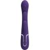 Pretty love - shania triple vibrador rabbit multifunción morado - 3
