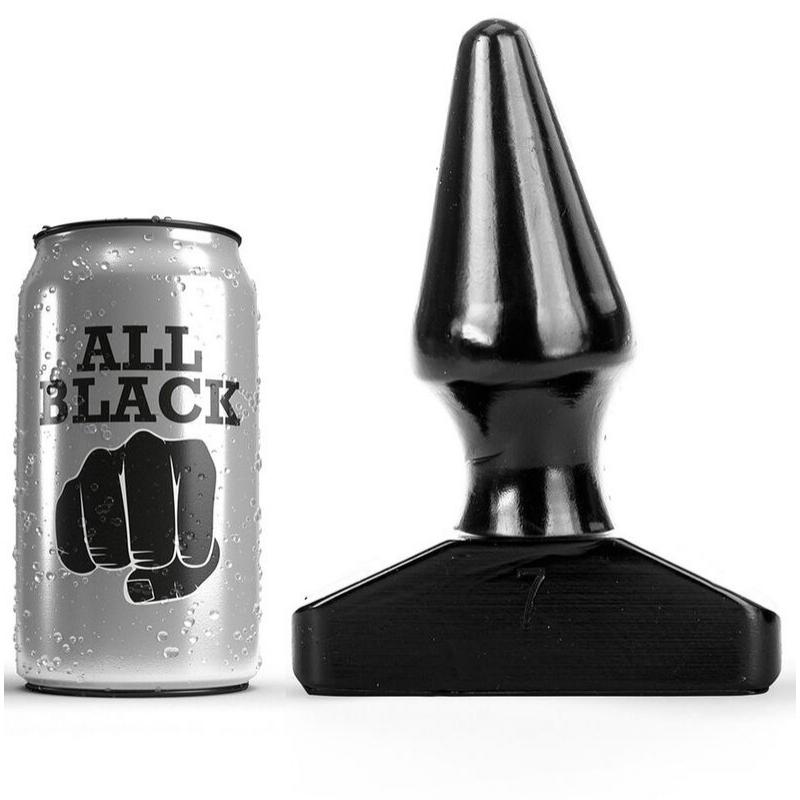 All black plug anal 16cm