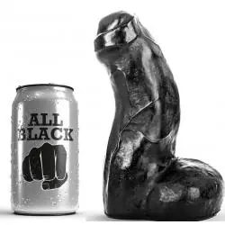 All black realistic dong negro 17cm All black realistic dong negro 17cm
