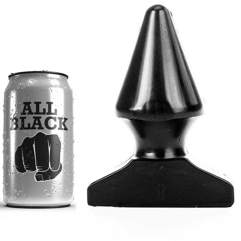 All black anal plug 17cm All black anal plug 17cm