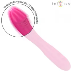 Intense - belinda vibrador 19 cm flexible 10 vibraciones rosa Intense - belinda vibrador 19 cm flexible 10 vibraciones rosa