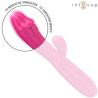 Intense - ivy vibrador flexible 10 vibraciones con lengua estimuladora rosa - 3