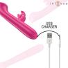 Intense - julieta vibrador rabbit 18,6 cm 10 vibraciones rosa - 6