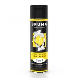 Bruma - aceite de masaje premium efecto calor sabor piña colada 3 en 1 - 100 ml Bruma - aceite de masaje premium efecto calor sabor piña colada 3 en 1 - 100 ml