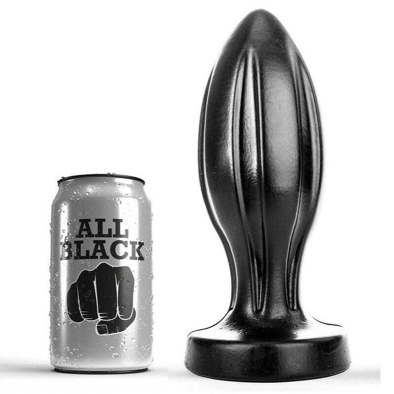 All black anal plug 21cm