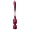 Satisfyer - love birds vary bolas vibradores app gratuita rojo vino - 3