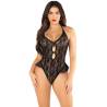 Leg avenue - body con lazos y volantes negro talla única - 1