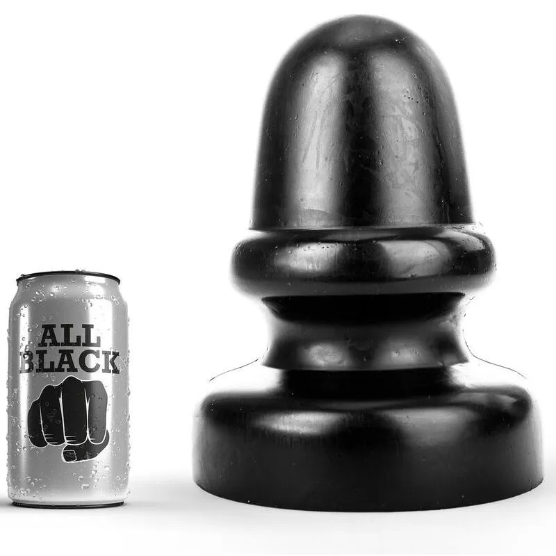 All black plug anal 23cm