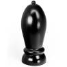 Hung System Rolling plug anal XXL 24 cm negro, de frente