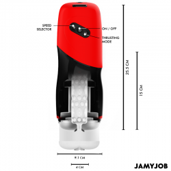 Jamyjob - xpeed masturbador vagina automático 5 modos succión