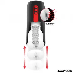 Jamyjob - phantom masturbador vagina automático 5 modos succión y empuje