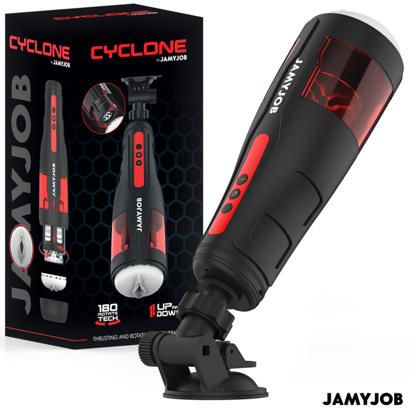 Jamyjob - cyclone masturbador vagina automático 10 modos succión y empuje