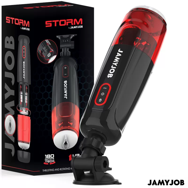 Jamyjob - storm masturbador vagina automático 10 modos succión y empuje