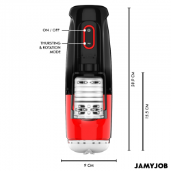 Jamyjob - storm masturbador vagina automático 10 modos succión y empuje