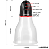 Jamyjob - xpand lite bomba automática de testículos 3 niveles de succión gris - 3