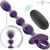 Intense Jackie plug vibrador modelo 1 morado con su mando a distancia