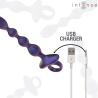 Intense Jackie plug vibrador modelo 1 con el cable de carga USB