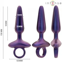 Intense - marlon plug anal vibrador modelo 4 control remoto