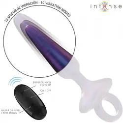 Intense - marlon plug anal vibrador modelo 4 control remoto