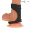 Intense - theo anillo doble para pene silicona negro modelo 3 - 2