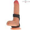 Intense - theo anillo doble para pene silicona negro modelo 3 - 6