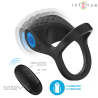 Intense Alex anillo doble vibrador negro de silicona